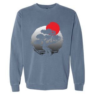 Bonsai Japanese Art Bonzai Gift Garment-Dyed Sweatshirt