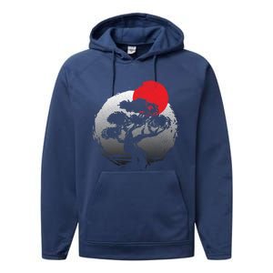 Bonsai Japanese Art Bonzai Gift Performance Fleece Hoodie