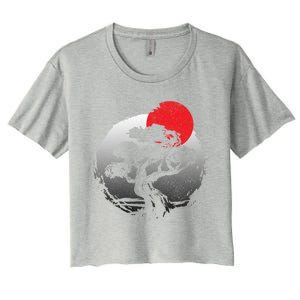 Bonsai Japanese Art Bonzai Gift Women's Crop Top Tee