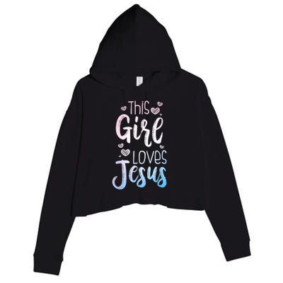 Best Jesus Art Religion Christian Decoration Crop Fleece Hoodie