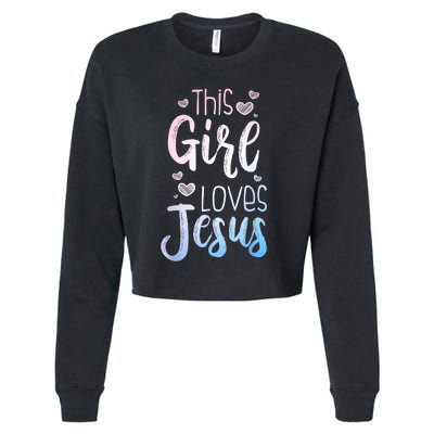 Best Jesus Art Religion Christian Decoration Cropped Pullover Crew