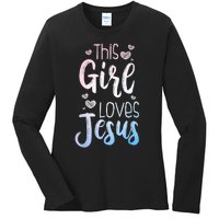 Best Jesus Art Religion Christian Decoration Ladies Long Sleeve Shirt