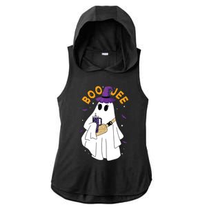 Boo Jee Boujee Funny Halloween Cute Boo Ghost Spooky Costume Ladies PosiCharge Tri-Blend Wicking Draft Hoodie Tank