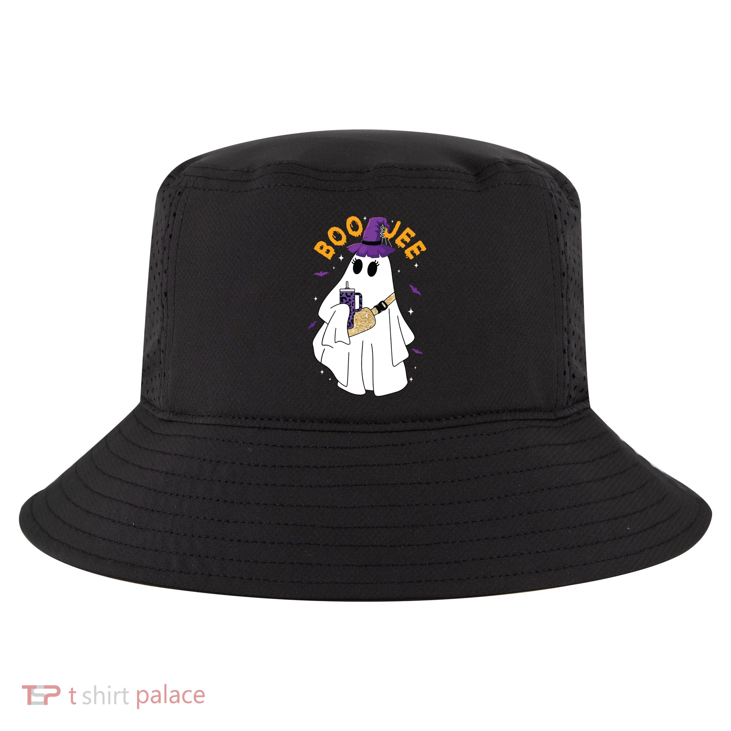 Boo Jee Boujee Funny Halloween Cute Boo Ghost Spooky Costume Cool Comfort Performance Bucket Hat