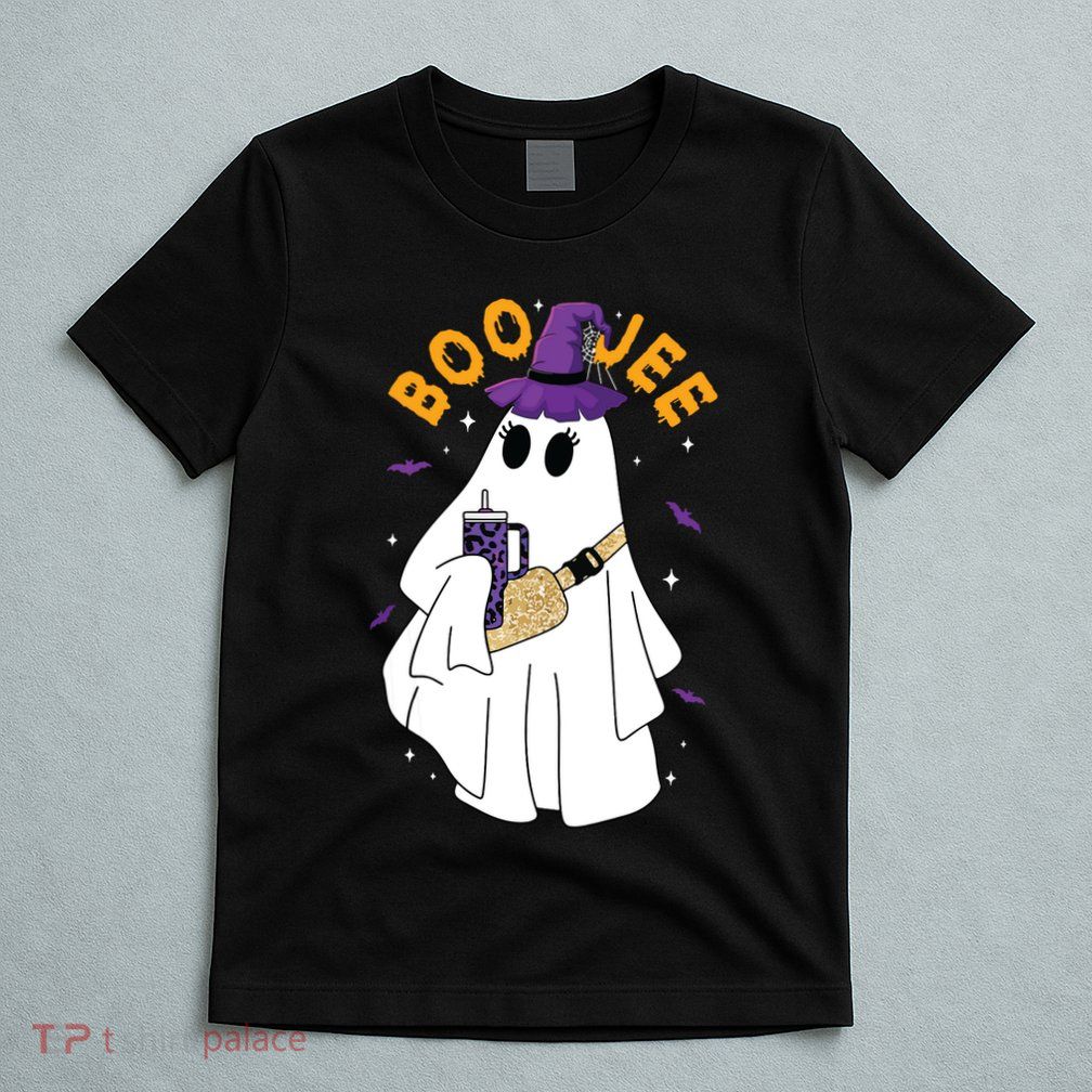 Boo Jee Boujee Funny Halloween Cute Boo Ghost Spooky Costume T-Shirt
