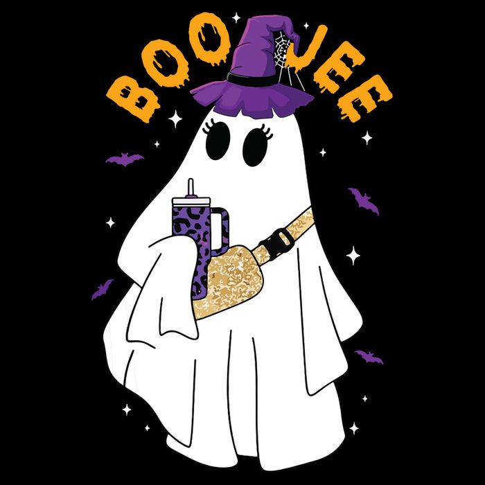 Boo Jee Boujee Funny Halloween Cute Boo Ghost Spooky Costume Poster