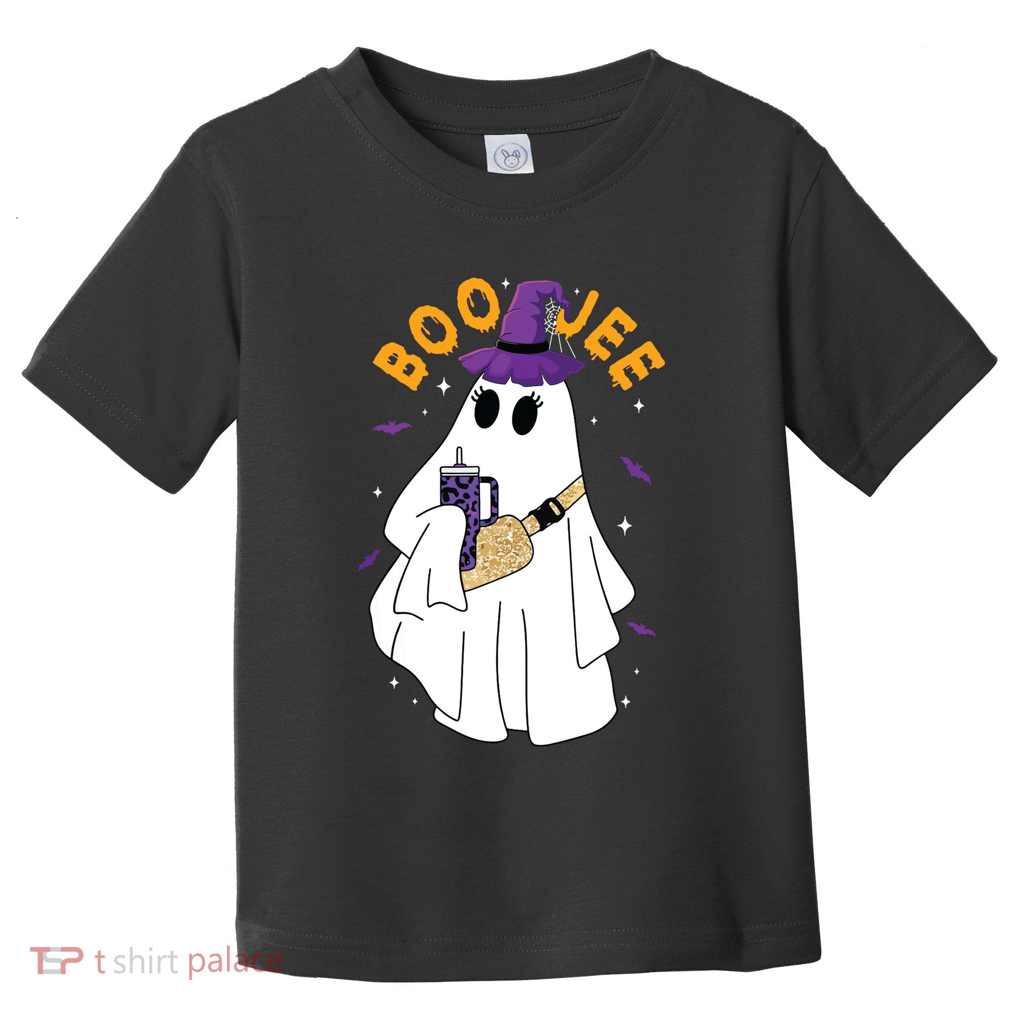 Boo Jee Boujee Funny Halloween Cute Boo Ghost Spooky Costume Toddler T-Shirt