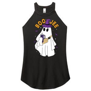 Boo Jee Boujee Funny Halloween Cute Boo Ghost Spooky Costume Women's Perfect Tri Rocker Tank