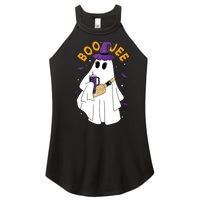 Boo Jee Boujee Funny Halloween Cute Boo Ghost Spooky Costume Women's Perfect Tri Rocker Tank