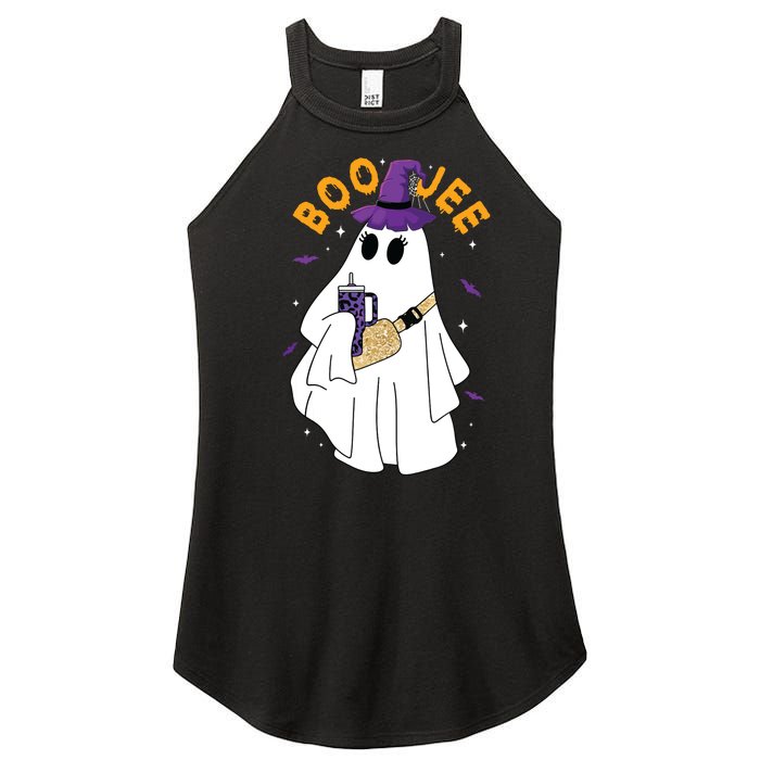 Boo Jee Boujee Funny Halloween Cute Boo Ghost Spooky Costume Women's Perfect Tri Rocker Tank