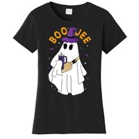 Boo Jee Boujee Funny Halloween Cute Boo Ghost Spooky Costume Women's T-Shirt