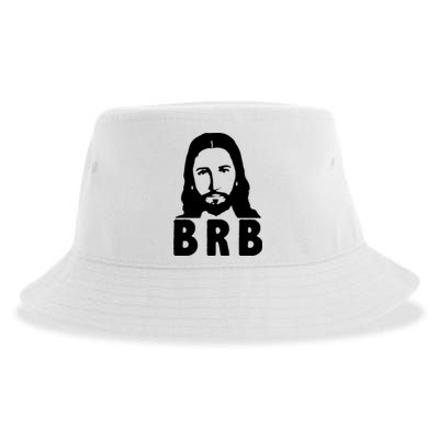 BRB Jesus Be Right Back Sustainable Bucket Hat