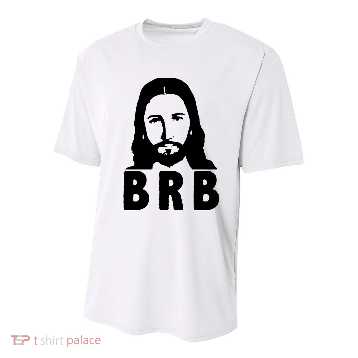 BRB Jesus Be Right Back Youth Performance Sprint T-Shirt