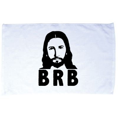 BRB Jesus Be Right Back Microfiber Hand Towel