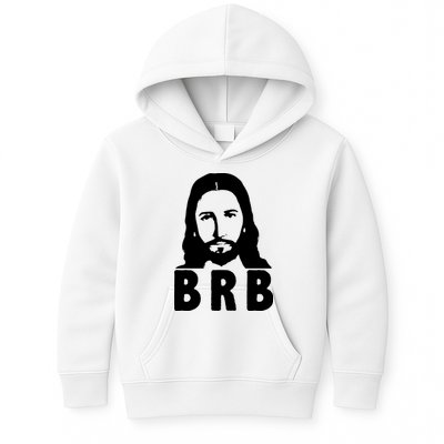 BRB Jesus Be Right Back Kids Hoodie