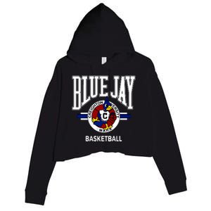 Blue Jay Crop Fleece Hoodie