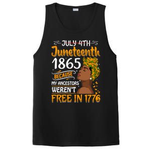 Black Junenth Because My Ancestor WerenT Free 1776 Gift PosiCharge Competitor Tank