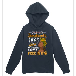 Black Junenth Because My Ancestor WerenT Free 1776 Gift Urban Pullover Hoodie