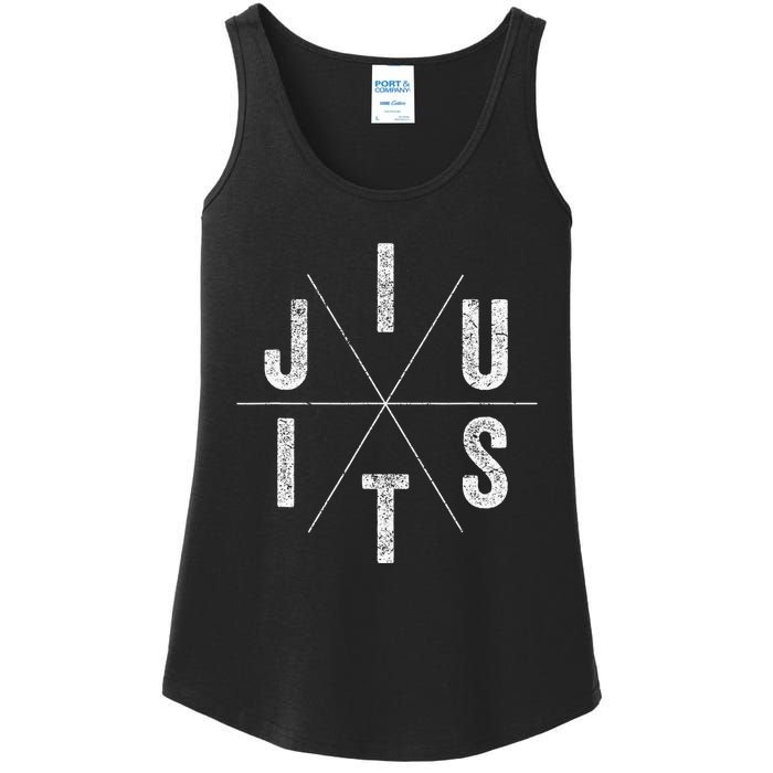 Brazilian Jiu-jitsu BJJ The cross face position Ladies Essential Tank