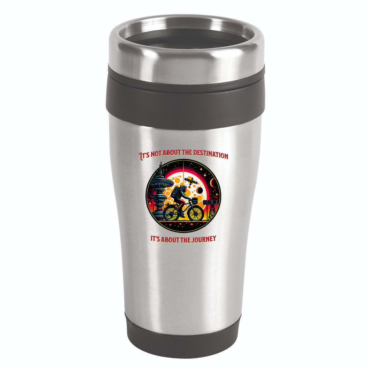 Bike Journey 16oz Travel Tumbler