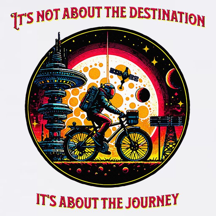 Bike Journey 11oz C Handle Ceramic Mug