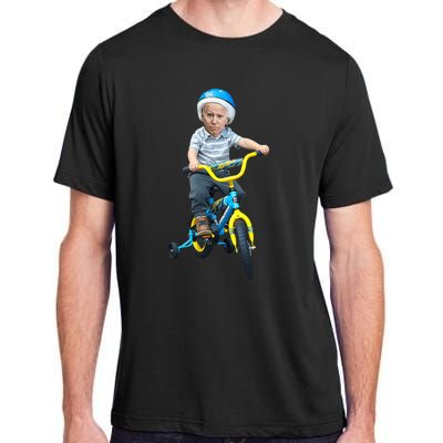 Baby Joe Biden On Tricycle Adult ChromaSoft Performance T-Shirt