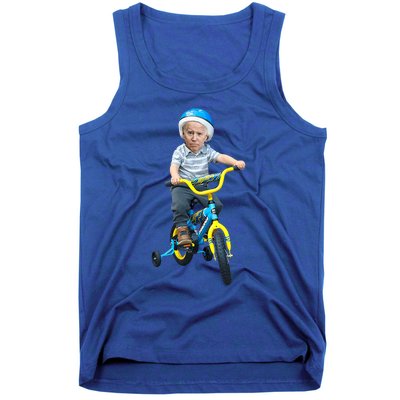 Baby Joe Biden On Tricycle Tank Top