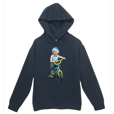 Baby Joe Biden On Tricycle Urban Pullover Hoodie