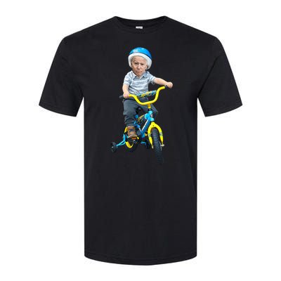 Baby Joe Biden On Tricycle Softstyle CVC T-Shirt