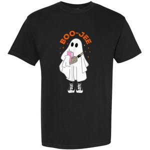 Boo Jee Boujee Funny Halloween Cute Boo Ghost Spooky Costume Garment-Dyed Heavyweight T-Shirt