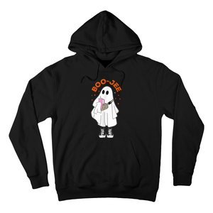 Boo Jee Boujee Funny Halloween Cute Boo Ghost Spooky Costume Hoodie