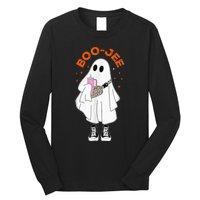 Boo Jee Boujee Funny Halloween Cute Boo Ghost Spooky Costume Long Sleeve Shirt