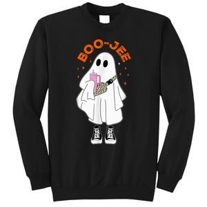 Boo Jee Boujee Funny Halloween Cute Boo Ghost Spooky Costume Sweatshirt