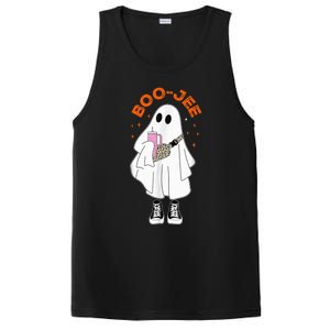 Boo Jee Boujee Funny Halloween Cute Boo Ghost Spooky Costume PosiCharge Competitor Tank