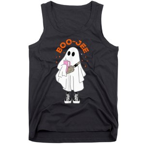 Boo Jee Boujee Funny Halloween Cute Boo Ghost Spooky Costume Tank Top