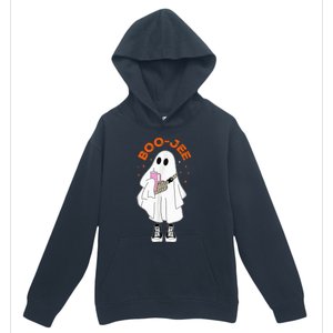 Boo Jee Boujee Funny Halloween Cute Boo Ghost Spooky Costume Urban Pullover Hoodie