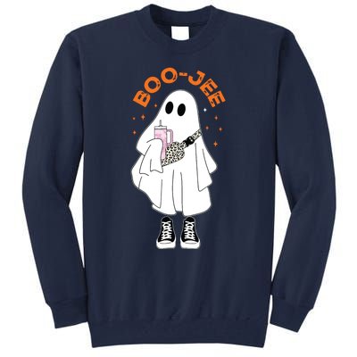 Boo Jee Boujee Funny Halloween Cute Boo Ghost Spooky Costume Tall Sweatshirt