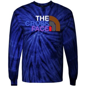 Brazilian Jiujitsu BJJ The Cross Face Position Tie-Dye Long Sleeve Shirt