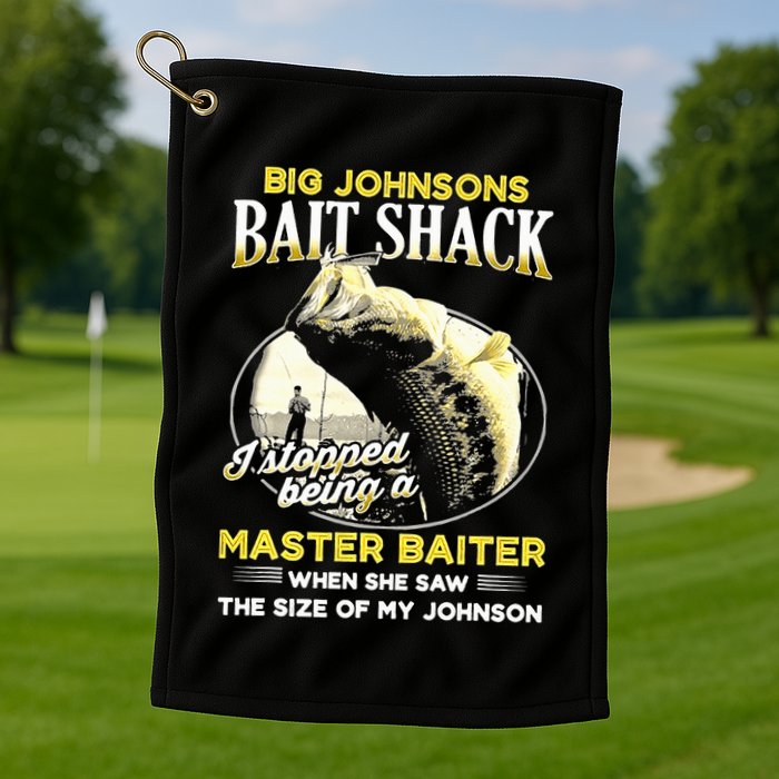 Big Johnsons Bait Shack Golf Towel