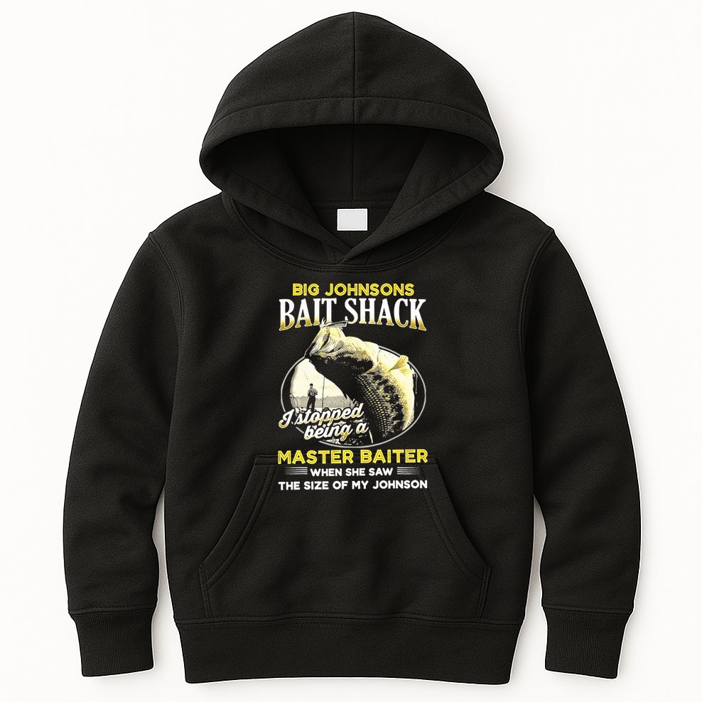 Big Johnsons Bait Shack Kids Hoodie