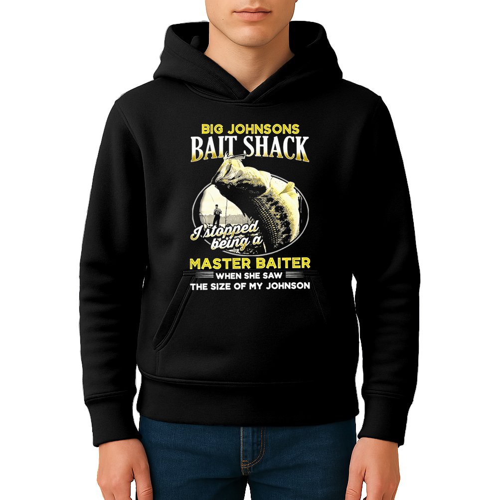 Big Johnsons Bait Shack Kids Hoodie