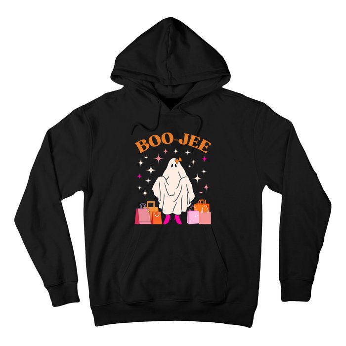 Boo Jee Boujee Funny Halloween Cute Boo Ghost Spooky Costume Hoodie