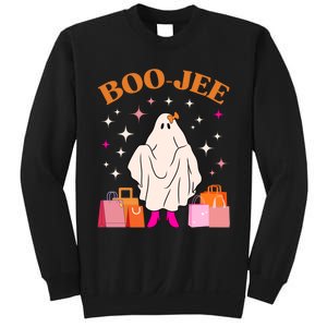 Boo Jee Boujee Funny Halloween Cute Boo Ghost Spooky Costume Sweatshirt