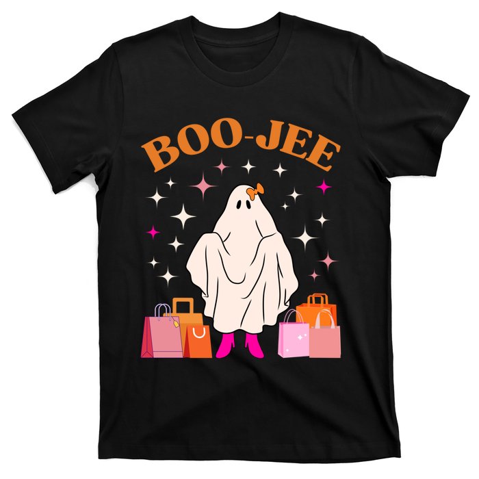 Boo Jee Boujee Funny Halloween Cute Boo Ghost Spooky Costume T-Shirt