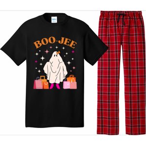 Boo Jee Boujee Funny Halloween Cute Boo Ghost Spooky Costume Pajama Set