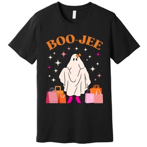 Boo Jee Boujee Funny Halloween Cute Boo Ghost Spooky Costume Premium T-Shirt