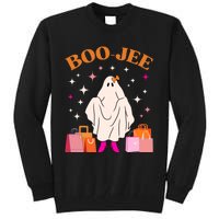 Boo Jee Boujee Funny Halloween Cute Boo Ghost Spooky Costume Tall Sweatshirt