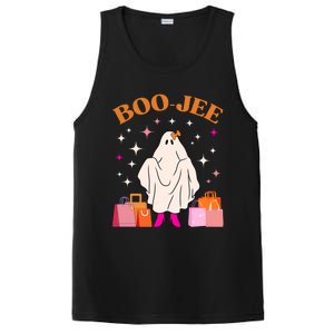 Boo Jee Boujee Funny Halloween Cute Boo Ghost Spooky Costume PosiCharge Competitor Tank