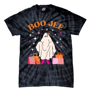 Boo Jee Boujee Funny Halloween Cute Boo Ghost Spooky Costume Tie-Dye T-Shirt