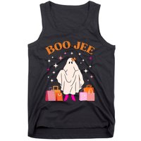 Boo Jee Boujee Funny Halloween Cute Boo Ghost Spooky Costume Tank Top